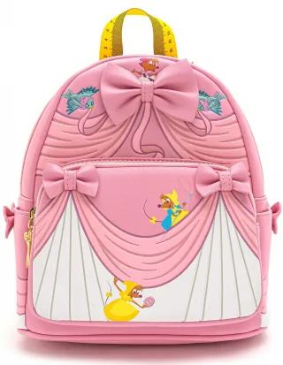 Mini sac à dos 70 ans Cendrillon Robe Rose Loungefly