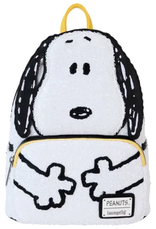 Mini sac à dos 75ème Anniversaire Snoopy Sequin Cosplay Loungefly