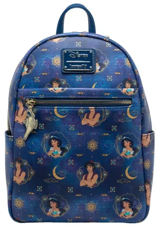 Mini sac à dos Aladdin et Jasmine Impression Intégrale Loungefly