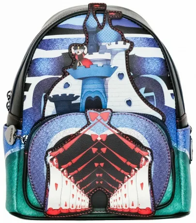 Mini sac à dos Château de la Reine de Cœur Loungefly