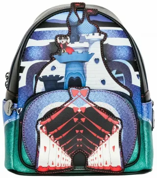 Mini sac à dos Château de la Reine de Cœur Loungefly