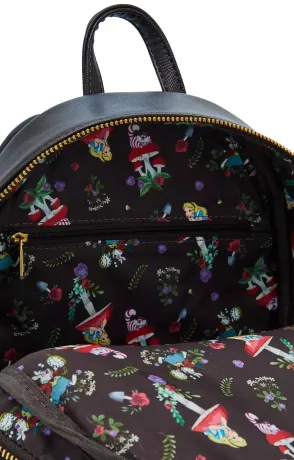 Mini sac à dos Alice Champignons Loungefly