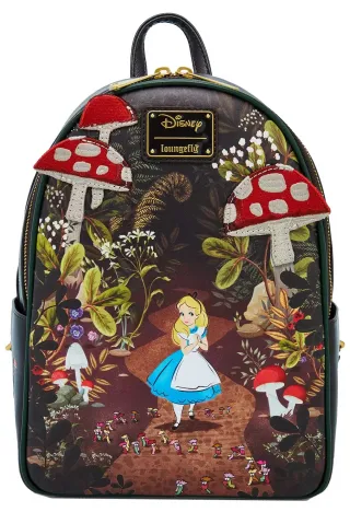 Mini sac à dos Alice Champignons Loungefly