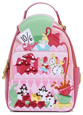 Mini sac à dos Alice Gâteau Loungefly