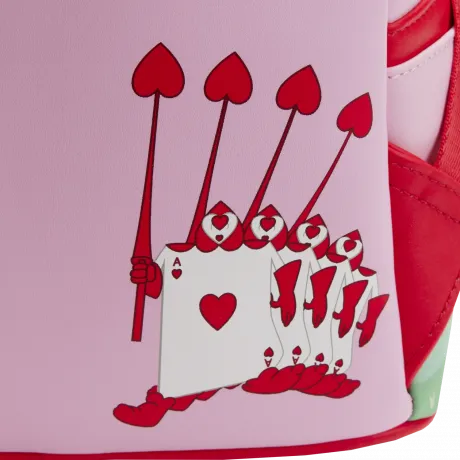Mini sac à dos Alice Peignant les Roses en Rouge Loungefly