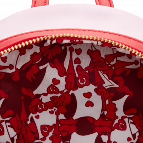Mini sac à dos Alice Peignant les Roses en Rouge Loungefly