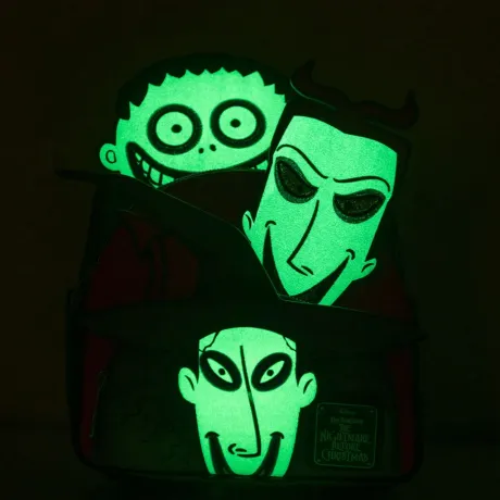 Mini sac à dos Am, Stram et Gram Triple Poches Glow Loungefly