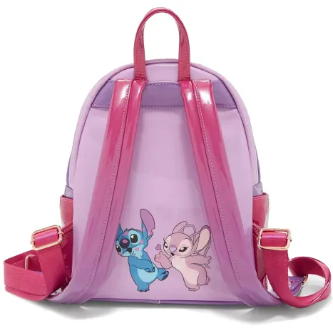 Mini sac à dos Angel &amp; Stitch Cœur Loungefly