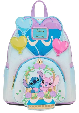 Mini sac à dos Angel &amp; Stitch Montgolfière Loungefly