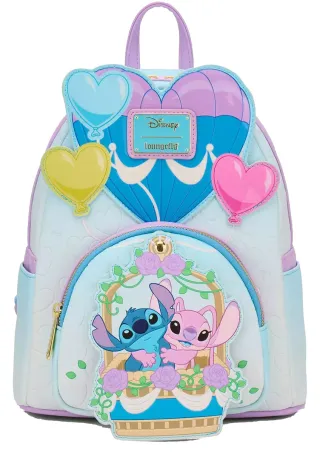 Mini sac à dos Angel &amp; Stitch Montgolfière Loungefly