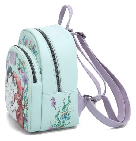 Mini sac à dos Ariel &amp; Eric Câlin de Couple Loungefly