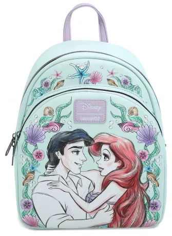 Mini sac à dos Ariel &amp; Eric Câlin de Couple Loungefly