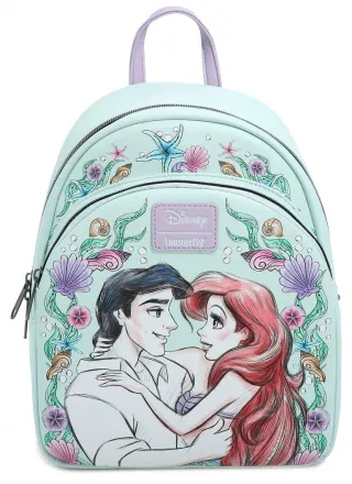 Mini sac à dos Ariel &amp; Eric Câlin de Couple Loungefly