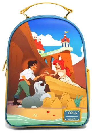 Mini sac à dos Ariel et Eric sur la Plage Loungefly