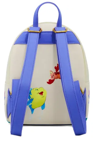 Mini sac à dos Ariel Fleurs de mer Loungefly