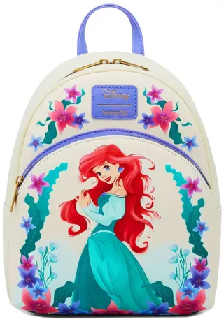 Mini sac à dos Ariel Fleurs de mer Loungefly