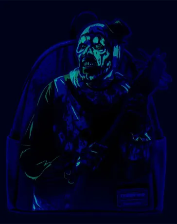 Mini sac à dos Art the Clown Éclaboussures de sang Glow Loungefly