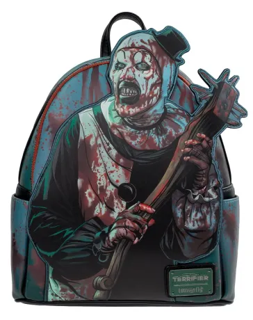 Mini sac à dos Art the Clown Éclaboussures de sang Glow Loungefly