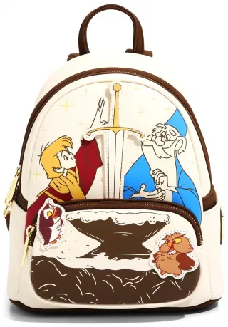 Mini sac à dos Arthur et Merlin Loungefly