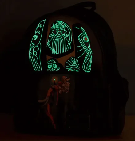 Mini sac à dos Atlantide, l&#039;Empire Perdu Glow Loungefly