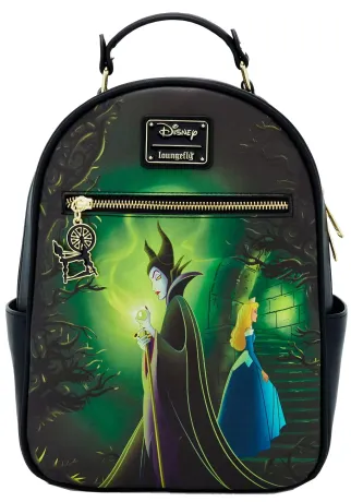 Sac à Dos Loungefly La Belle Au Bois Dormant - Épingles Collectionneur - Faux Cuir
