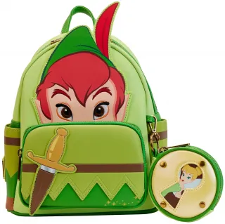Mini sac à dos avec porte-monnaie Peter Pan et la Fée Clochette Cosplay Loungefly