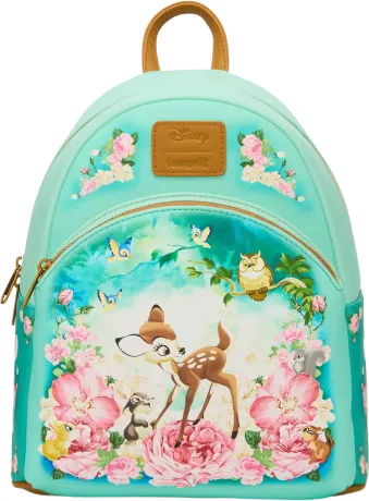Mini sac à dos Bambi Floral Turquoise Loungefly