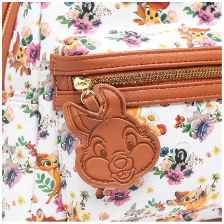 Mini sac à dos Bambi, Panpan et Fleur Impression Intégrale Loungefly