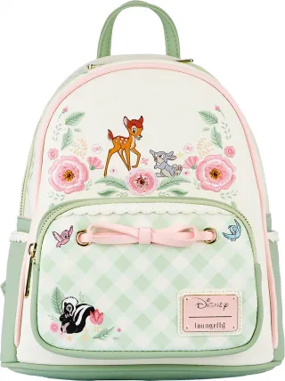 Mini sac à dos Bambi Printemps Vichy Loungefly