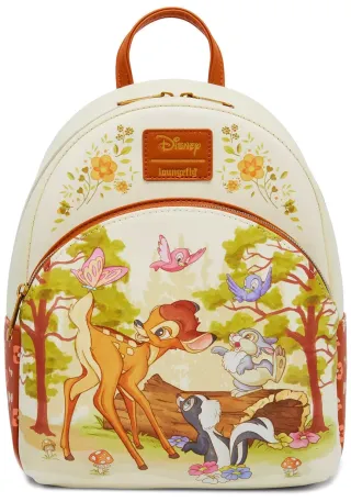 Mini sac à dos Bambi scène forêt Loungefly