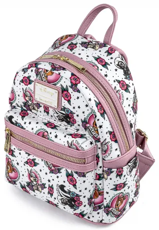 Mini sac à dos Tatouages Impression Intégrale Loungefly
