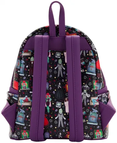 Mini sac à dos Beetlejuice Icons Impression Intégrale Loungefly