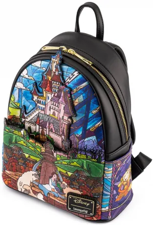 Mini sac à dos Château de Belle Loungefly