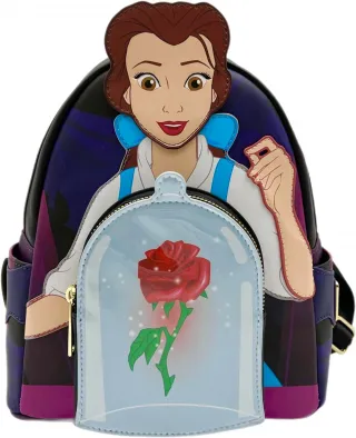 Mini sac à dos Belle et la Rose Enchantée Loungefly
