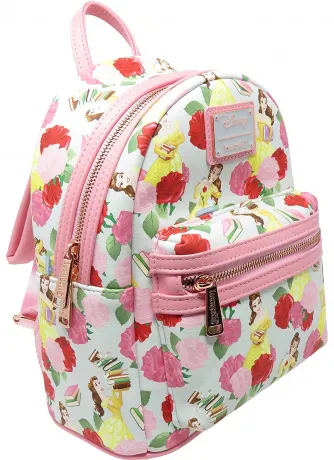 Mini sac à dos Belle Rose Impression Intégrale Loungefly