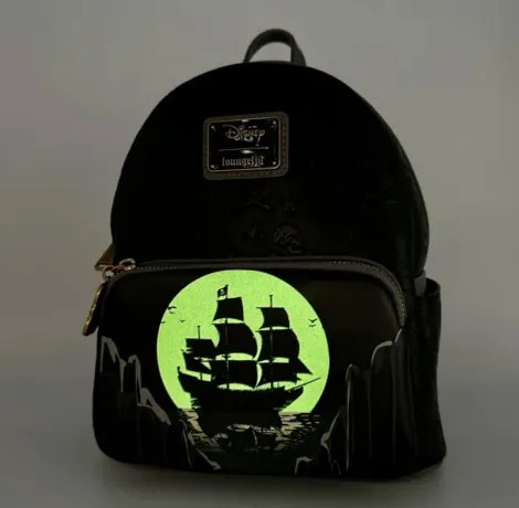 Mini sac à dos Black Pearl Glow Loungefly