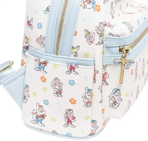 Mini sac à dos Blanche Neige Bleu Loungefly