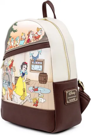Mini sac à dos Blanche-Neige Multi Scène Loungefly