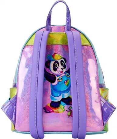 Mini sac à dos Bloc de Couleurs à Paillettes Holographiques Loungefly