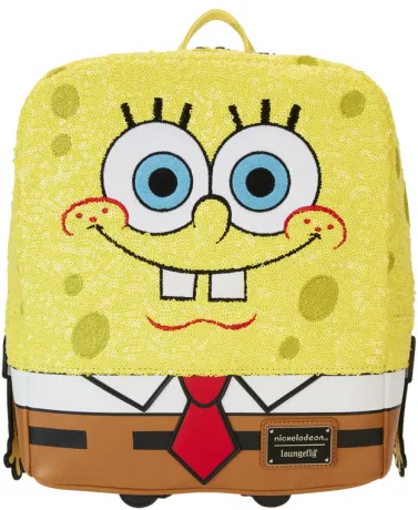 Mini sac à dos Bob l&#039;éponge 25ème Anniversaire Sequin Cosplay Loungefly