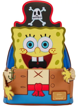 Mini sac à dos Bob L&#039;éponge Costume Pirate Cosplay Loungefly