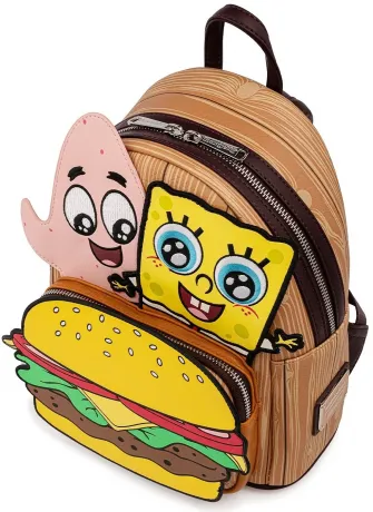 Mini sac à dos Bob l&#039;éponge Pâté de Crabe Cosplay Loungefly