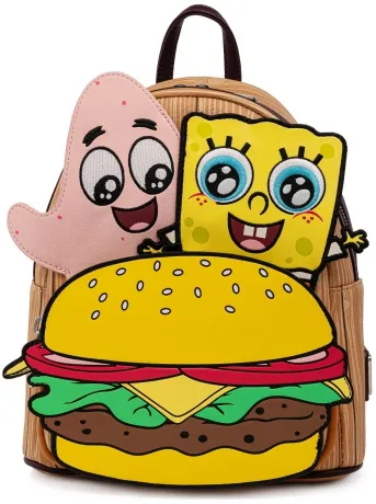 Mini sac à dos Bob l&#039;éponge Pâté de Crabe Cosplay Loungefly