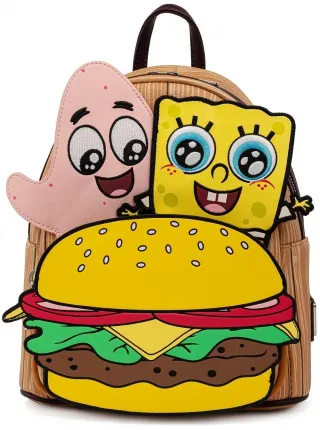 Mini sac à dos Bob l&#039;éponge Pâté de Crabe Cosplay Loungefly