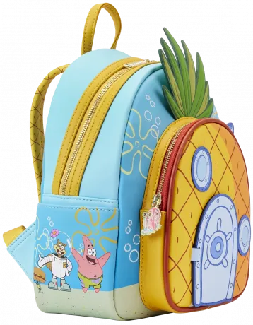 Mini sac à dos Bob l&#039;éponge dans sa Maison Ananas Loungefly
