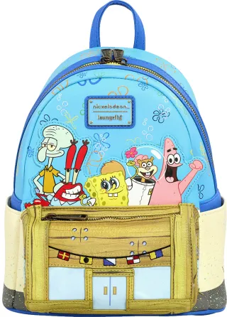 Mini sac à dos Bob l&#039;éponge et ses Amis Loungefly