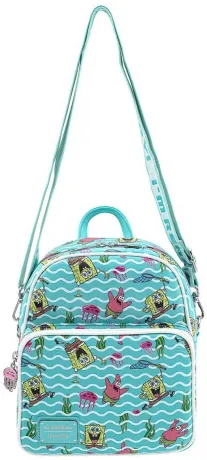 Mini sac à dos Bob l&#039;éponge et Patrick Pêche à la méduse Loungefly