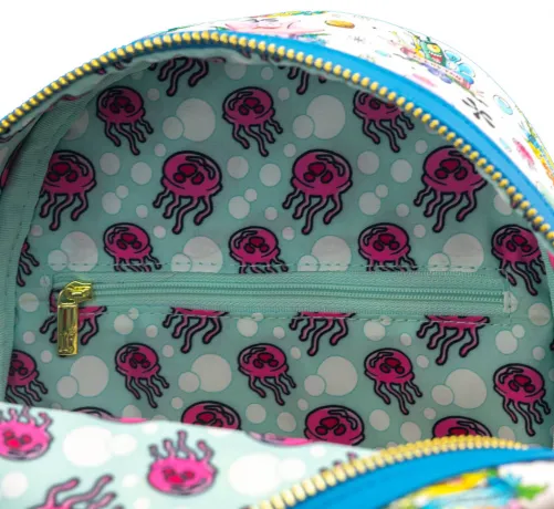 Mini sac à dos Bob l&#039;éponge Tatouages Impression Intégrale Loungefly
