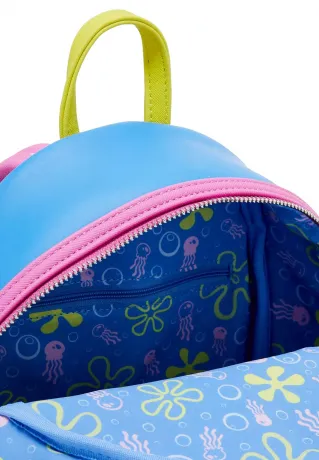 Mini sac à dos Bob l&#039;éponge Tatouages Tête de Fleur Cosplay Loungefly