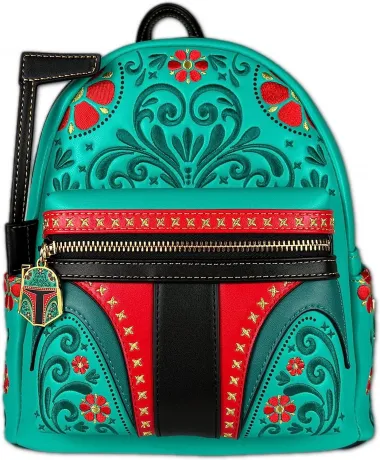 Mini sac à dos Boba Fett Brodé Floral Cosplay Loungefly